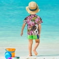 thumbnail image 6 of YAZAOO Summer T-shirt Sunscreen Puppy in Bloom Pattern Swim Tops, 6 of 6