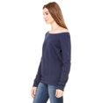thumbnail image 4 of Bella + Canvas Ladies' Sponge Fleece Wide Neck Sweatshirt - 7501, 4 of 4