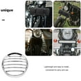 thumbnail image 3 of unbranded Cubierta Con Malla Para Faro De Motocicleta Estilo En Plata, 3 of 8