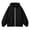 Z17-Black, variant on YUEHUA Kids Girls Oversized Full Zip Hoodie Fashion Casual Long Sleeve Sweatshirts Cute Jackets with Pockets 7-14 Years