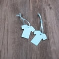 thumbnail image 3 of CIMAXIC Tags Paper Cloth Shape 100pcs Baby Shower Party Favour Gift Tags Paper Cloth Shape (Blue),1.97"X1.97"X0.04", 3 of 4