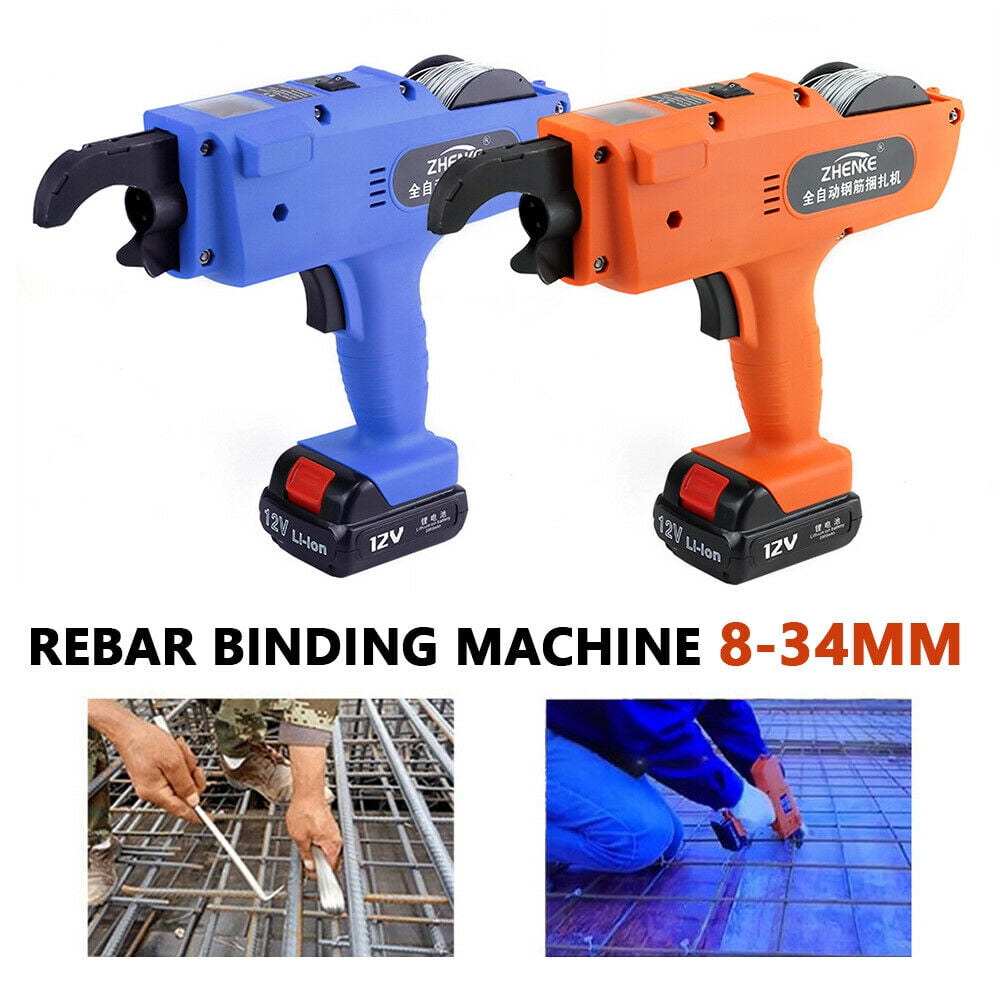 Details about   New Automatic Rebar Tying Machine Rebar Tier Tool Single Battery 30-60mm 12v 