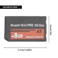 thumbnail image 1 of 8gb Memory Stick Pro Duo Flash Card For Psp Cybershot Camera, 1 of 5