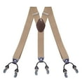 thumbnail image 2 of YAOBAMM Clothes Suspenders Men Suspenders Adjustable Quick Release Wear Resistant Non Slip with Heavy Duty Clips Multipurpose Polyester Y Back Suspenders, 2 of 6