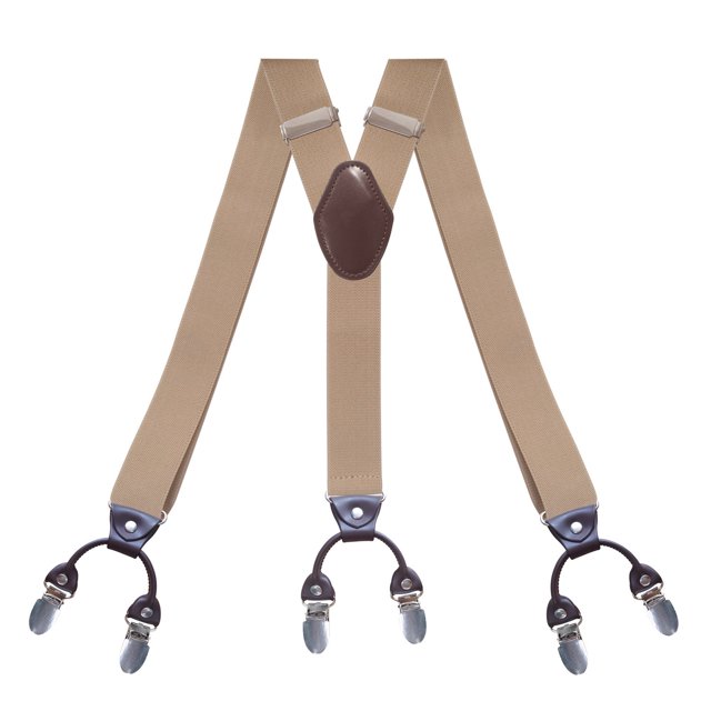 CSChome Men Suspenders Men Suspenders Adjustable Quick Release Wear-Resistant Non-Slip with Heavy-Duty Clips Multipurpose Polyester Men Y-Back