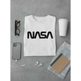 thumbnail image 3 of NASA Nasa Minimalistic Noir  T-Shirt Men -NASA Designs, Male Medium, 3 of 4