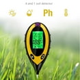 thumbnail image 3 of Soil Meter Soil Water Meter Soil Tester PH Meter Moisture Lighting Temperature Sensor LED Display For Garden English, 3 of 8