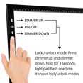 thumbnail image 2 of HSK A3 Light Box Light Pad Aluminium Frame Touch Dimmer Lock/Unlock Button 10W Super Bright 5500 Lux, 2 of 8