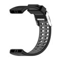 thumbnail image 3 of Correa de reloj de Silicona Kuymtek para Polar V800 gris negro, 3 of 8