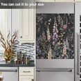 thumbnail image 3 of Yayeee Magnetic Dishwasher Cover for The Front Decoration Home Kitchen Machine Sticker Protector, Dark Flowers Pattern, 3 of 6