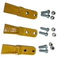 thumbnail image 2 of HILABEE Mini Excavator Attachments Bolt on Tooth Easy to Install Fittings Side Teeth Bucket Teeth, 2 of 9