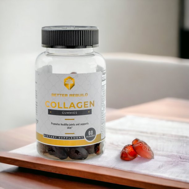 Better Rebuild Collagen Gummies, Support Joints, Hair, Skin, Bones