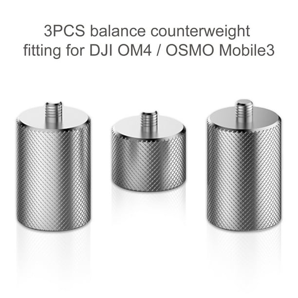 eccomum Contrepoids Compatible avec OSMO Mobile 3 OM 4 3pcs