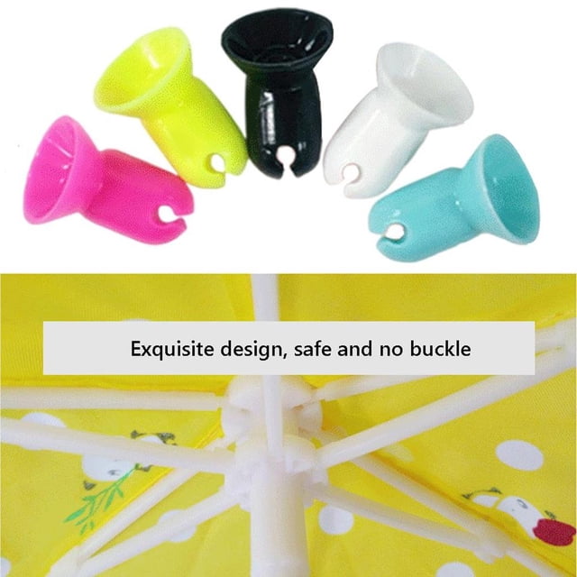 VONKY Cell Phone Umbrella Cover Accessories Suction Cup Sun Shade Holder Ornament Protective Accessory Modified Component Yellow 1Set