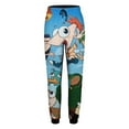 thumbnail image 2 of Phineas And Ferb Mens Joggers Sweatpants Elastic Waist Casual Athletic Sports Trousers Comfortable Workout Track Pants S, 2 of 6
