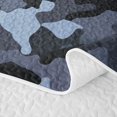 thumbnail image 5 of Manfei Minimalism Camouflage Twin Quilt Set, Countryside Camo Twin Coverlet Set, Slate Gray, 2-Piece, 1 Bedspread and 1 Pillowcase, 5 of 7