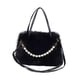 thumbnail image 3 of Bolso de Felpa para Mujer Jinwen Elegante Casual Hombro Viajes Compras Negro, 3 of 8