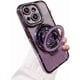 thumbnail image 1 of Funda para teléfono con purpurina brillante compatible con iPhone 14, protector de lente de cámara con soporte, funda suave con diamantes de imitación brillantes, 1 of 7