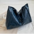 thumbnail image 5 of CHUMUD Women's Soft Leather Bucket Bag - Vintage Style Large Capacity Shoulder Bag with Snap Botton, Totes Work Bag for Commute Travell, 5 of 7