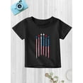 thumbnail image 1 of Independence Day Pattern Casual T-shirt For Boys, Short Sleeve Soft Comfy Tee, Summer Outdoor Clothing, 1 of 6