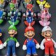 thumbnail image 5 of Super Mario Pull Back Car Green Yoshi Donkey Kong Bowser Luigi Toad Princess Peach figura de acción juguetes Anime Game Doll, regalo para niños, 5 of 5