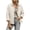 Beige, variant on Womens Collared Jacket Quilted Button Front Long Sleeve Versatile Everyday Jacket