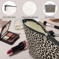 thumbnail image 5 of Leopard Makeup Bag Leopard Print  Print Leopard Lovers  Christmas Birthday Gifts for Women Jungle  Lovers Girl Daughter   Bestie Sister Her  Bag Travel Toiletry Bag, 5 of 5