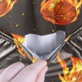 thumbnail image 5 of joogoo Flaming Basketballs Men's Cycling Jerseys Mountain Bike Short Sleeve Tops 3XL, 5 of 7