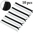 thumbnail image 1 of 10PCS Invisible Zipper Fashion Nylon Coil Zipper Sewing Zipper for Sewing Craft, 1 of 7