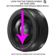 3.5X High Definition Telephoto Lens Compatible with Canon EOS R100 (Only for Lenses with 49, 52, 55, 58, 62 & 67mm Filter Threads)