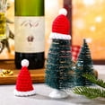thumbnail image 5 of Dalrosia Mini Christmas Knit Hat and Mini Christmas Scarf Set, Santa Knit Hat Scarf Christmas Tree Ornaments Christmas Hat Scarf Cup Bottle Xmas Doll Crafts for DIY Craft Art Decoration, 5 of 5