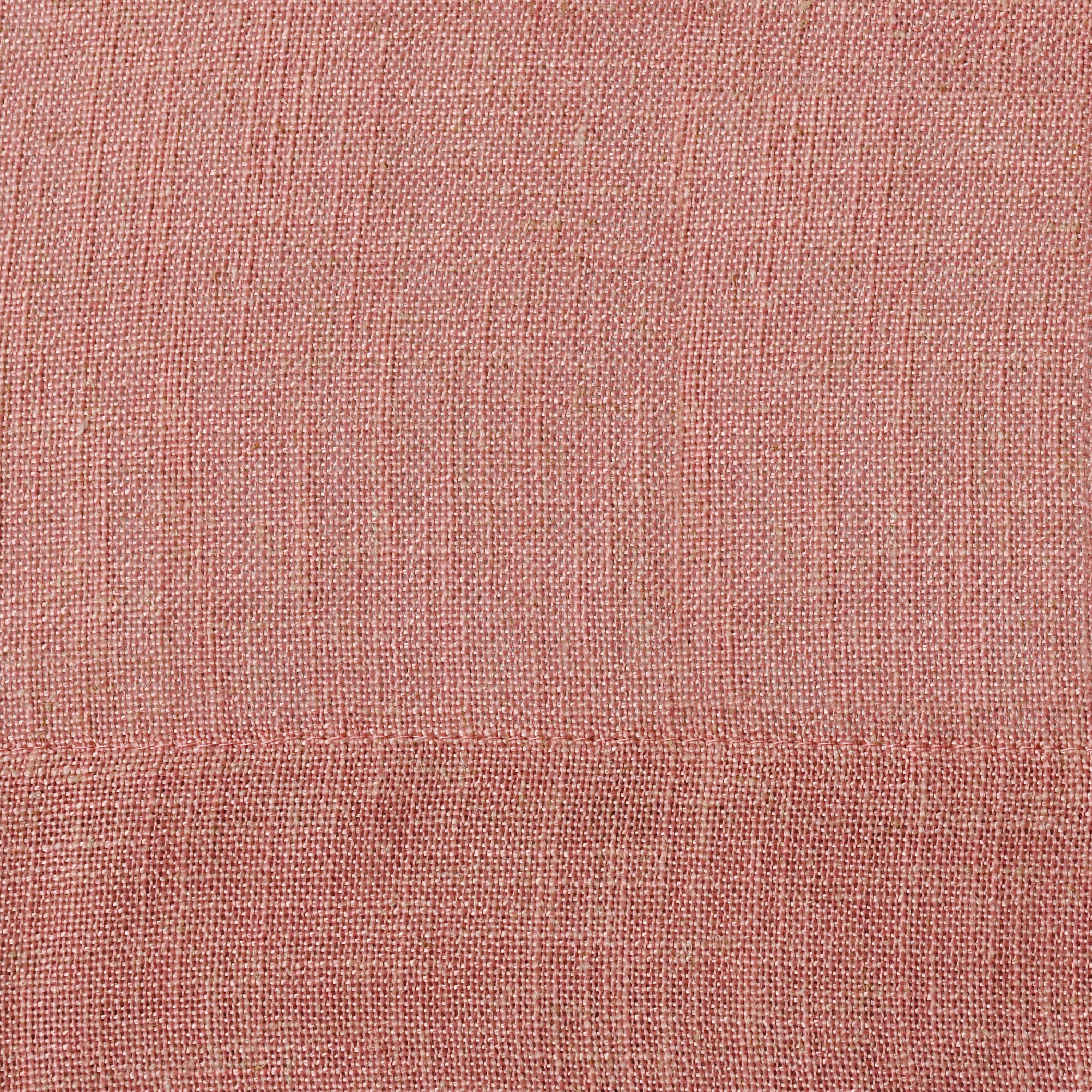 Better Homes & Gardens 100% Blackout Linen Blend Single Curtain, 50x108, Old Rose