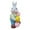 B, variant on Easter Egg Rabbit Statue Home Garden Desktop Cartoon Bunny Holding Resin Ornament Decoration Easter Decoration