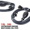 ZNGXYU 24L HighQuality Marine Outboard Fuel Gas Hose Line Assembly