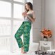 thumbnail image 5 of Fotbe Jungle Leopard Pantalones de Pijama para Mujer, Pantalones de Dormir, Pantalones Pj con Cordón y Bolsillos-Large, 5 of 6