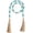 Blue, variant on Minzimin Wooden Bead Garlands, 39 Inch Natural Wood Bead Garland with Rope Tassel, Rustic Bead Garland for Tiered Tray Decor Farmhouse Home Kitchen Wall Hanging Decoration