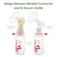 thumbnail image 2 of Maymom Conversion Kit Compatible with Medela Sonata Freestyle Flex Pump in Style MaxFlow Pumps to be Compatible with Dr Brown's Wide-neck Bottle, 2pc/pk, 2 of 4
