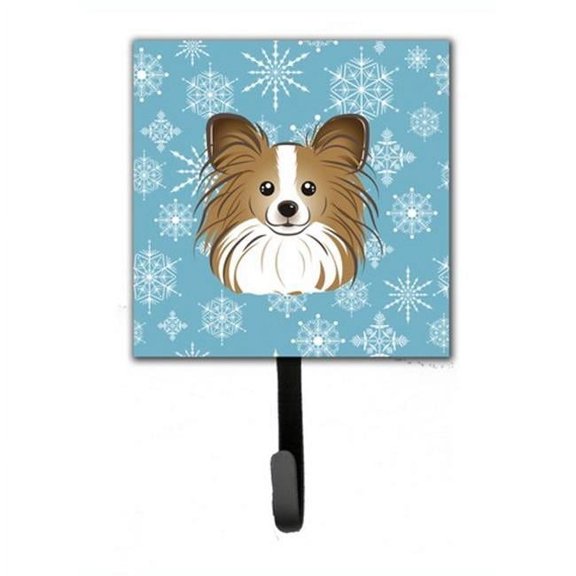 Carolines Treasures BB1682SH4 Snowflake Papillon Leash & Key Holder