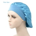 thumbnail image 2 of Yoyauz Double Layered Two Tone Satin Silk Hair Cap, Suitable For Sleeping Women, Reversible Women's Sleep Cap, Curly Braided Broadband Sleep Cap, 2 of 6