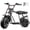 Black, variant on Mini Bike Rolling Chassis Kit, Complete Frame with Wheels, Seat & Brake System, Engine Mount Plate Included, Fits 79cc–225cc Engines, 145/70-6 Tires, Engine Not Included