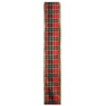thumbnail image 2 of Northlight Green and Red Plaid Wired Christmas Craft Ribbon 2.5" x 10 Yards, 2 of 3