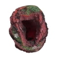 thumbnail image 2 of Walbest Log Resin Hollow Tree Trunk Ornament, Fish Tank Decoration Wood House Aquarium Hideout Caves Decorations for Betta, Turtles, Small Lizards, Reptiles, Amphibians, 2.36" x 2.17" x 2.17", 2 of 7