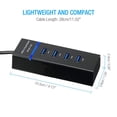 thumbnail image 3 of Dsseng High Speed 4 Port USB 3.0 Multi Hub Splitter Expansion USB Hub for Desktop PC Laptop Adapter, 3 of 6