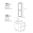 thumbnail image 4 of Combo De Gabinete Para Baño Lavamanos Y Monomando Derecho + Gabinete Organizador Garnier, 4 of 6