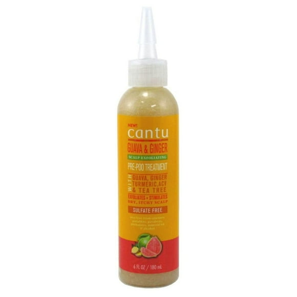 Cantu Traitement Exfoliant pour Cuir Chevelu à la Goyave et au Gingembre Pré-Shampooing - 6 Fl Oz (Lot de 2)