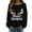 Black, variant on Christmas Shirts for Women Knit Stripe Long Sleeve T Shirt Cozy Casual Crewneck Holiday Top Fall Winter Seasonal Festive Tops