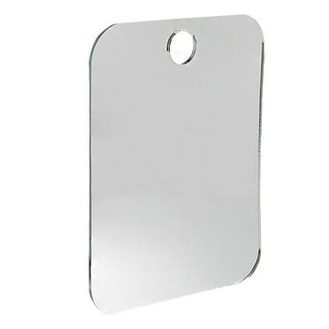 Anuirheih Shower Mirror Fogless for Shaving Fogless Mirror for Shower,Designed Not to Fall Washroom Travel,