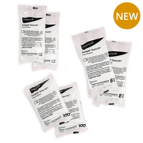 Large Instapak Sample Pack – Includes 2 of Each Size: #60, #80, and #100- American Bubble Boy
