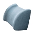 thumbnail image 3 of Cojín de respaldo bajo para silla de oficina, silla de ordenador o coche. Azul claro, 3 of 9