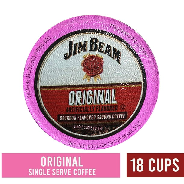 Jim Beam Original Bourbon Flavored Single Serve Cups, 18 count